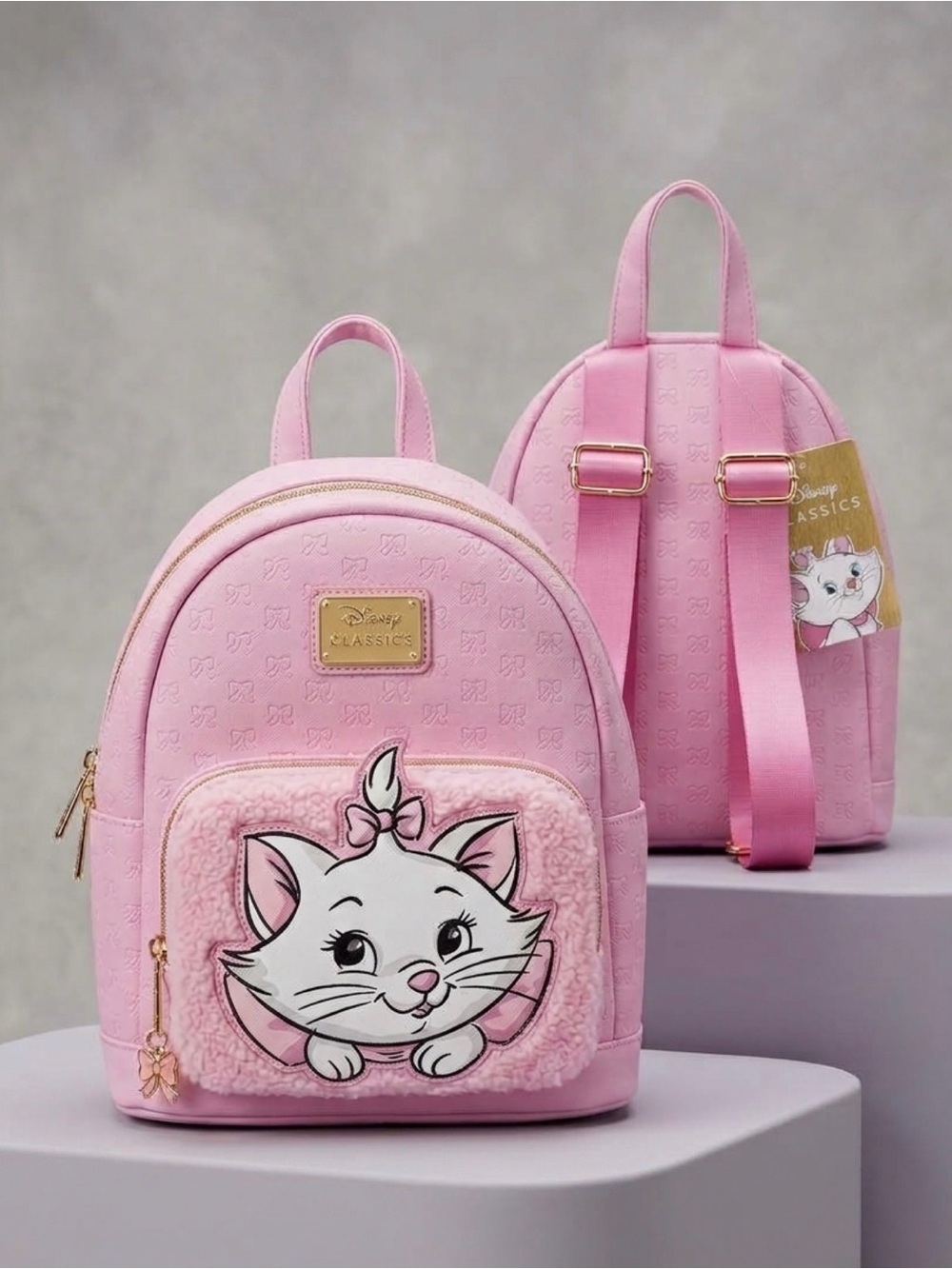 Disney Classics Marie Pink Mini Backpack, Mini Size - Disney Franchise
